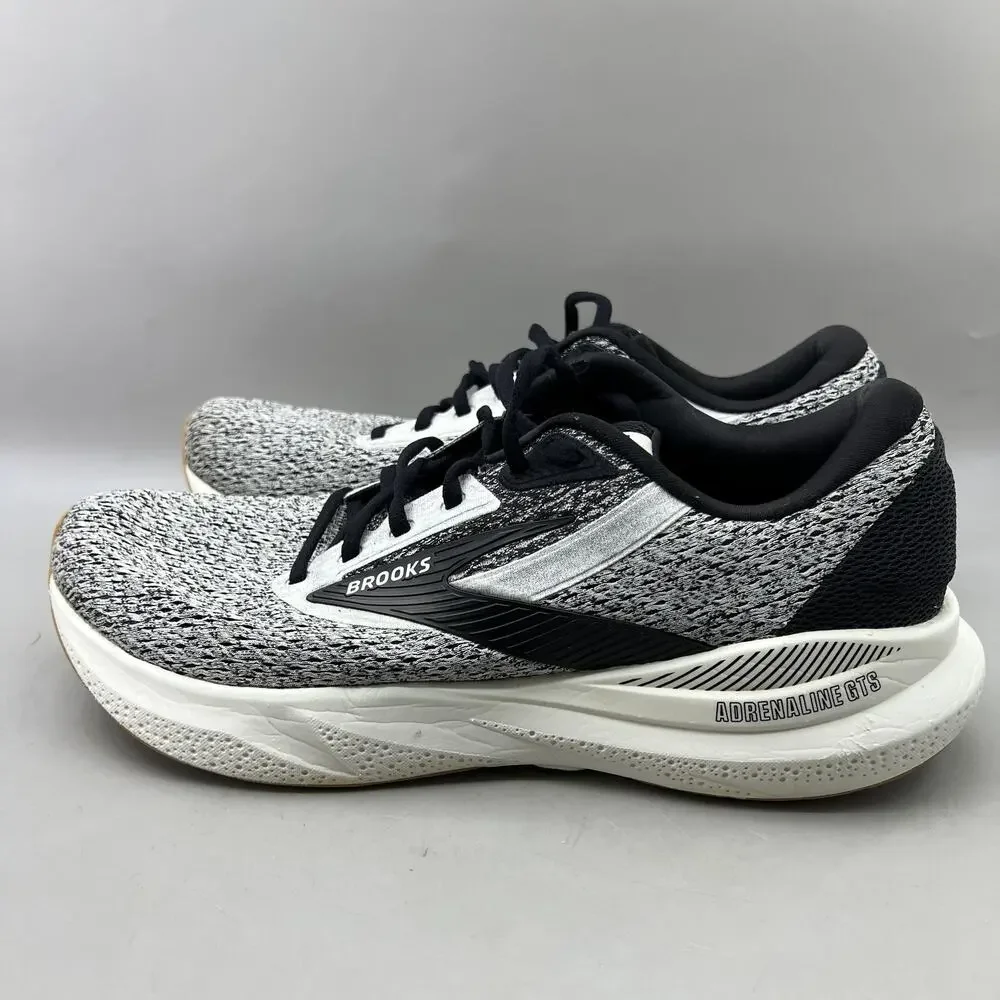 Brooks Adrenaline GTS 24 Running Shoes Men Size 10.5 Gray Mesh Comfort Sneakers